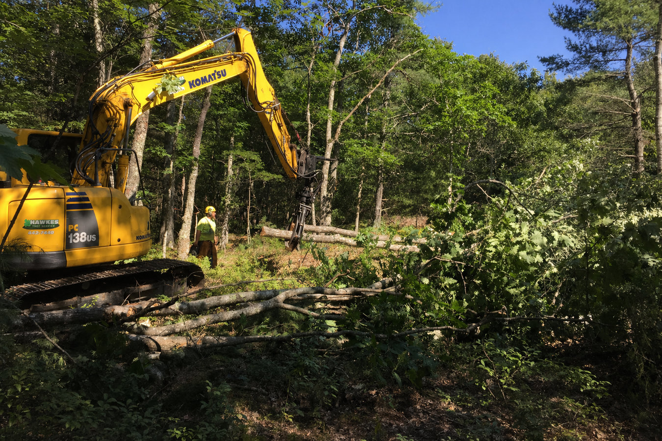 Land clearing in Ridgecrest, CA